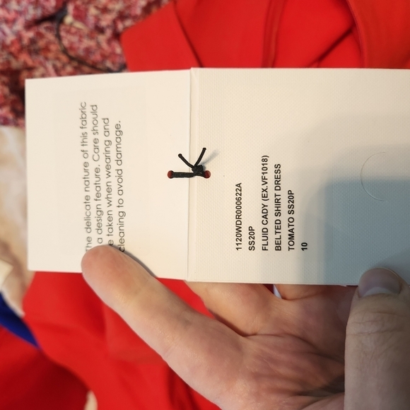 Victoria Beckham Red Midi Dress - Picture 8 of 11